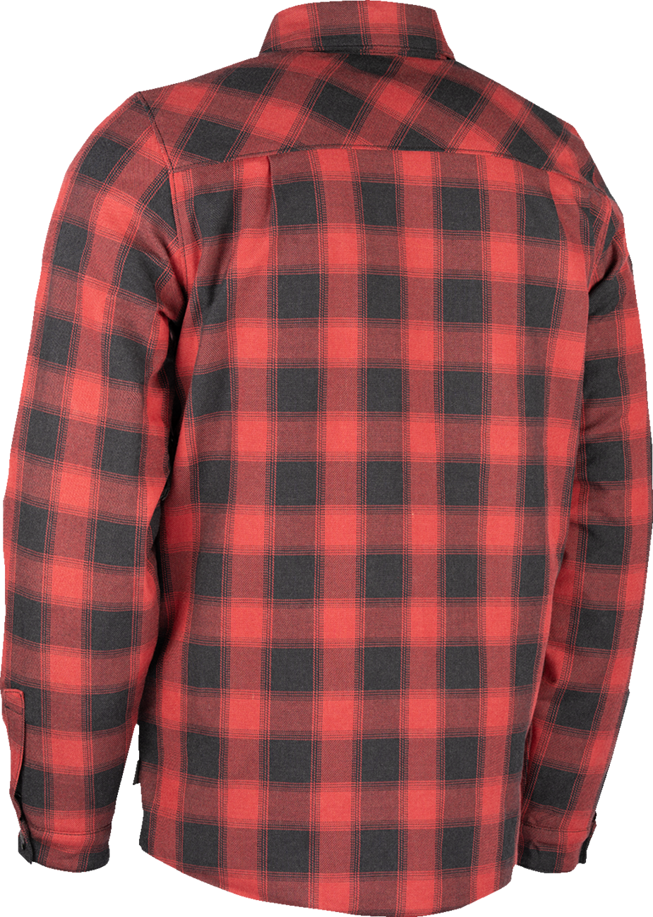 ICON Fallblock Flannel Jacket Red