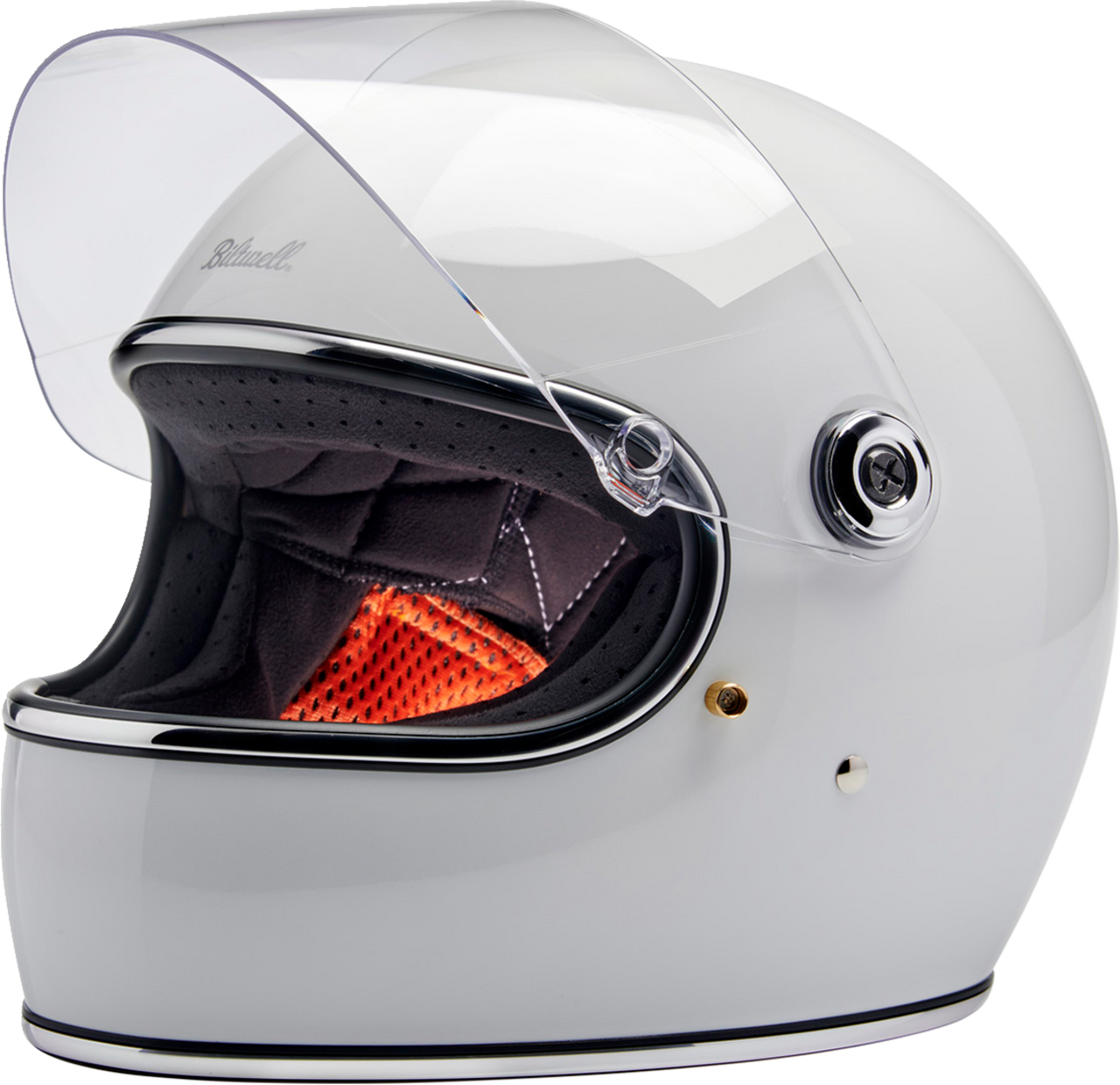 Biltwell Gringo S Full Face Helmet Gloss White