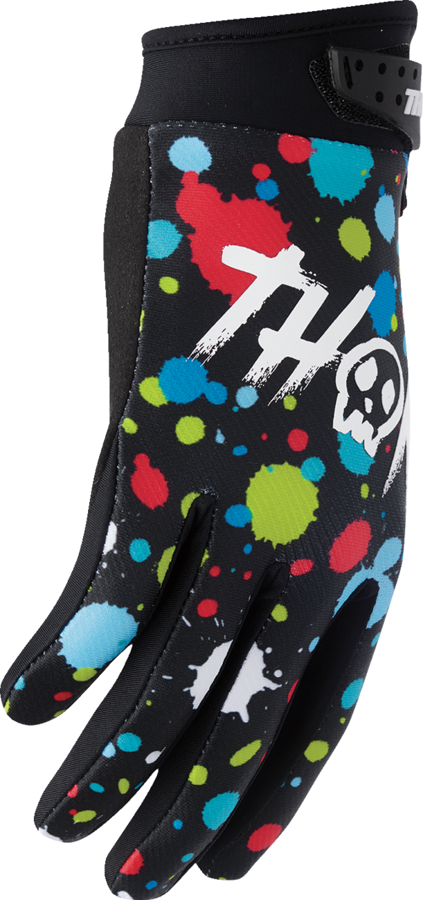 Thor 2026 Youth Launchmode Splat Gloves Multi