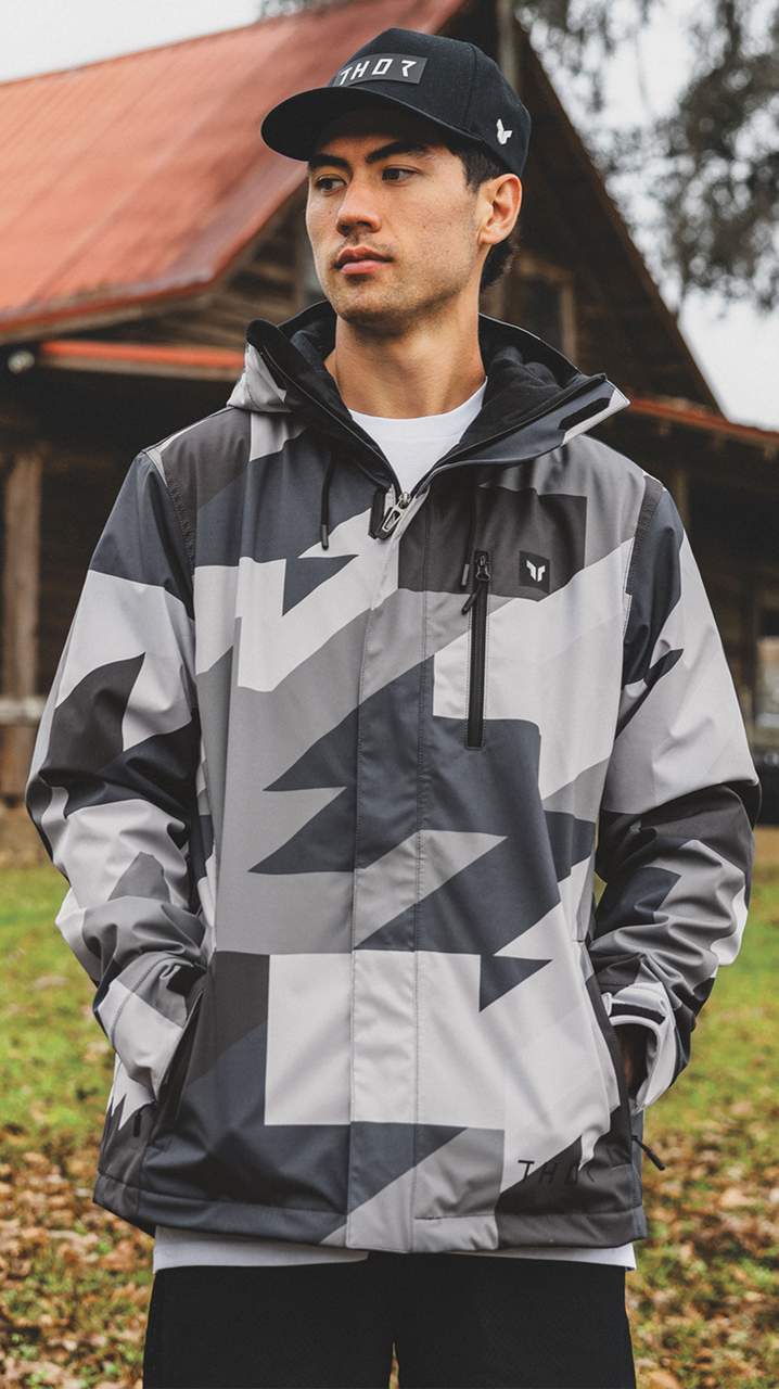 Thor Tour Jacket Gray/Black Camo