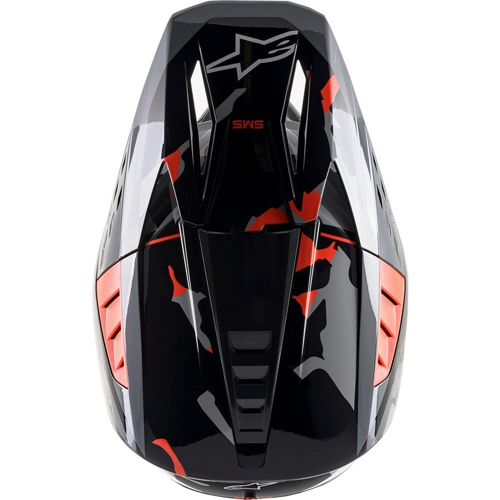 Alpinestars SM5 Rover Offroad Helmet Gray/Red