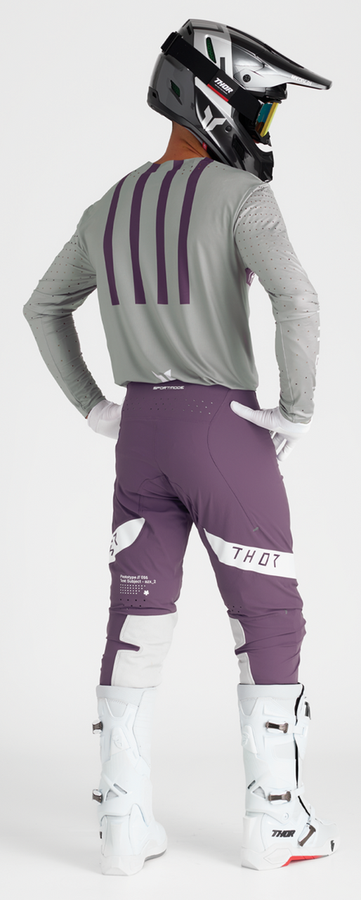 Thor 2025 Sportmode Jersey Pant Combo Flite Gray/Purple