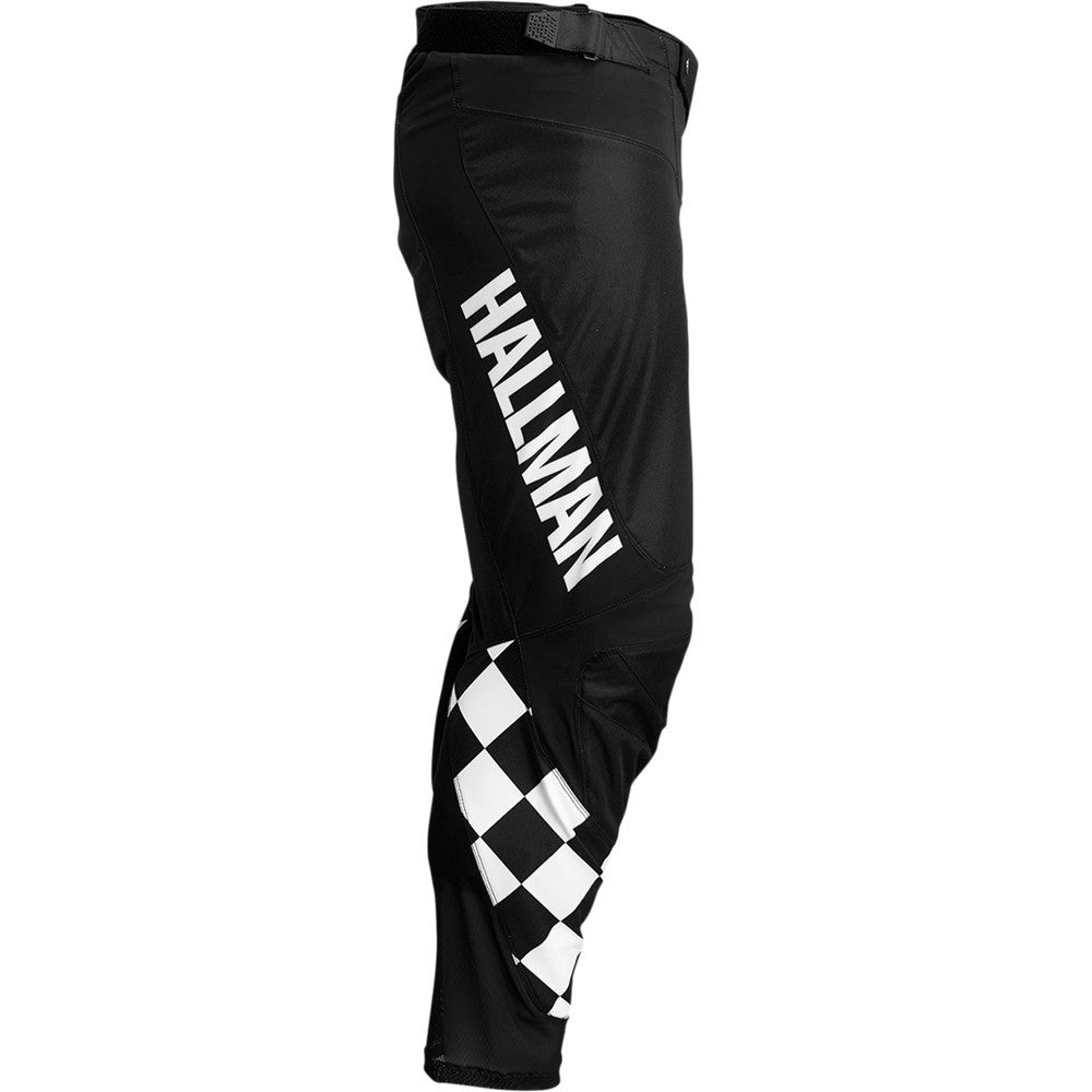 Thor 2024 Hallman Differ Cheq Pant - Black/White