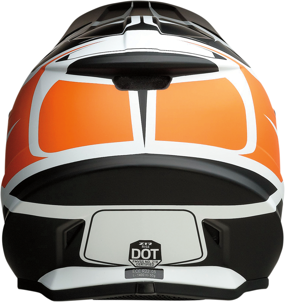 Z1R Rise Flame Offroad Helmet Orange
