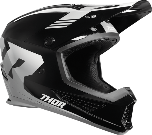 Thor Sector 2 Carve Helmet - Black/White