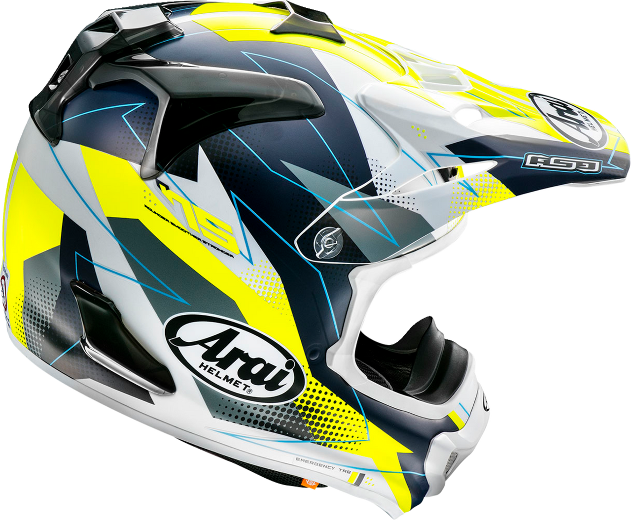 Arai VX-Pro4 Resolute Offroad Helmet Yellow