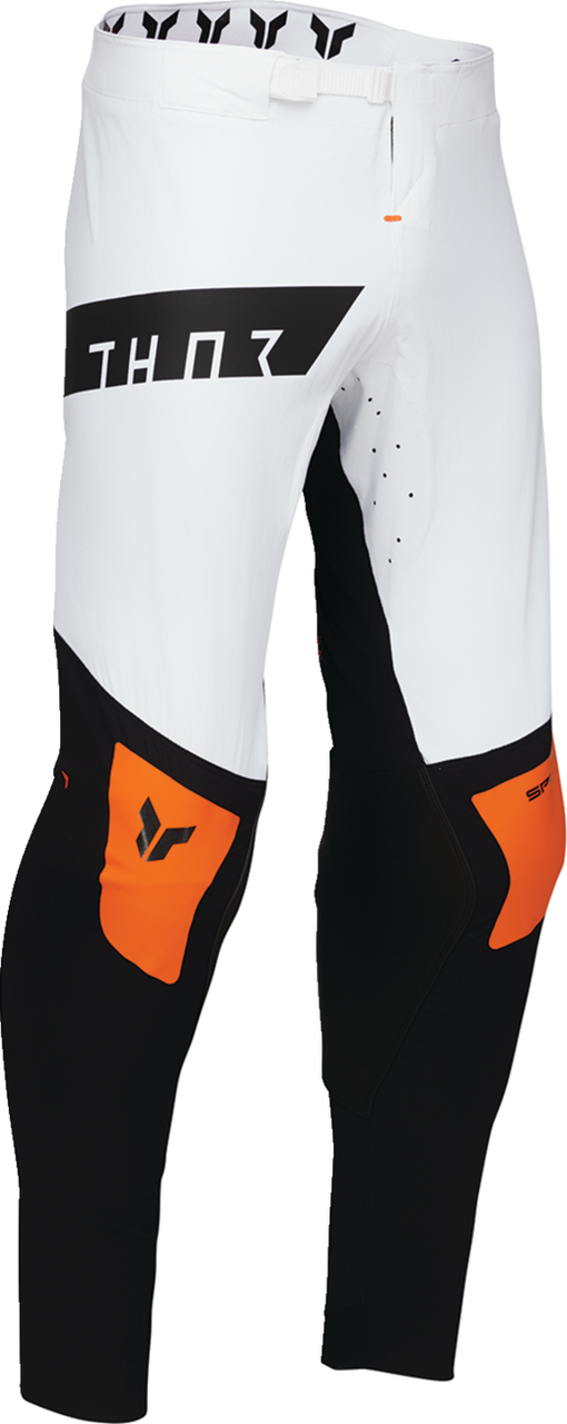 Thor 2025 SPORTMODE Rogue Pants White/Orange