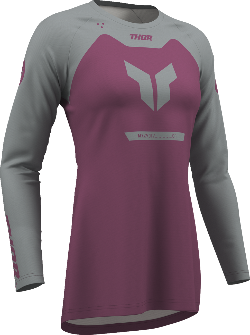 Thor 2026 Womens Ridemode Menace Jersey Purple/Gray