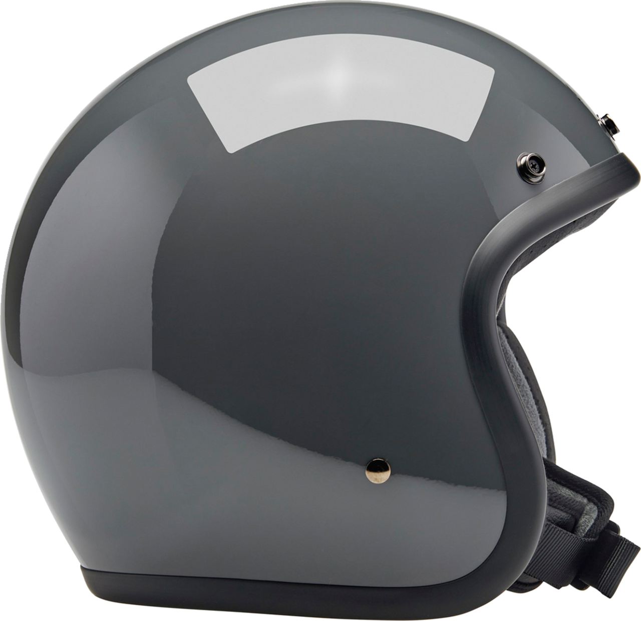Biltwell Bonanza Open Face Helmet Gloss Storm Gray