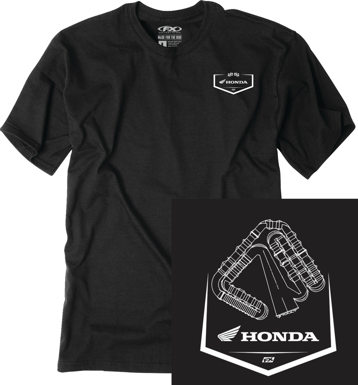Factory Effex Honda Track T-Shirt Black
