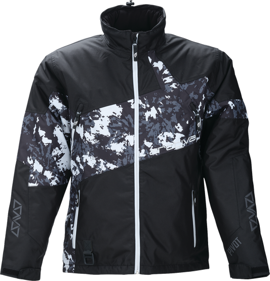 Arctiva Pivot 7 Snow Jacket Camo Black/White