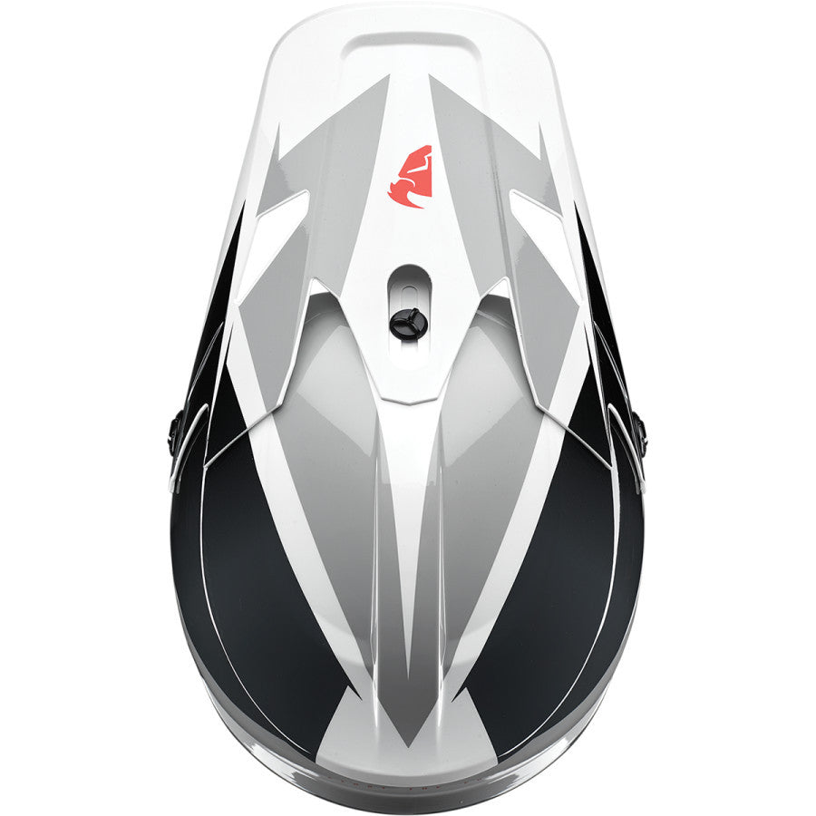 Thor Sector Fader Offroad Helmet - Black/White