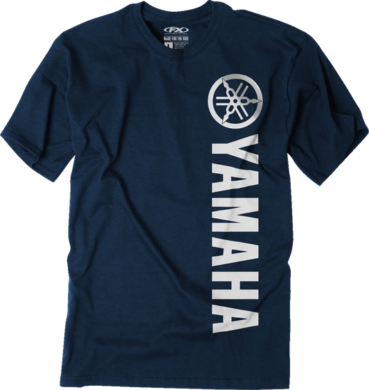 Factory Effex Yamaha Vertical T-Shirt Heather Navy