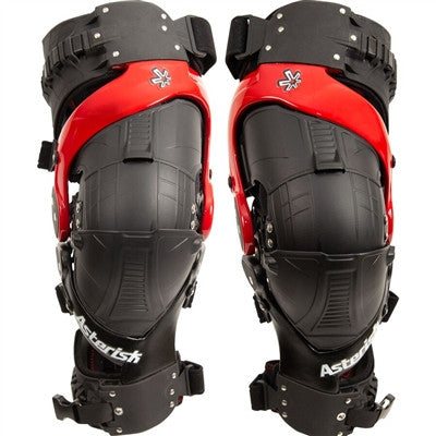 Asterisk Ultra Cell 3.0 Knee Brace Protection System - Red/Black