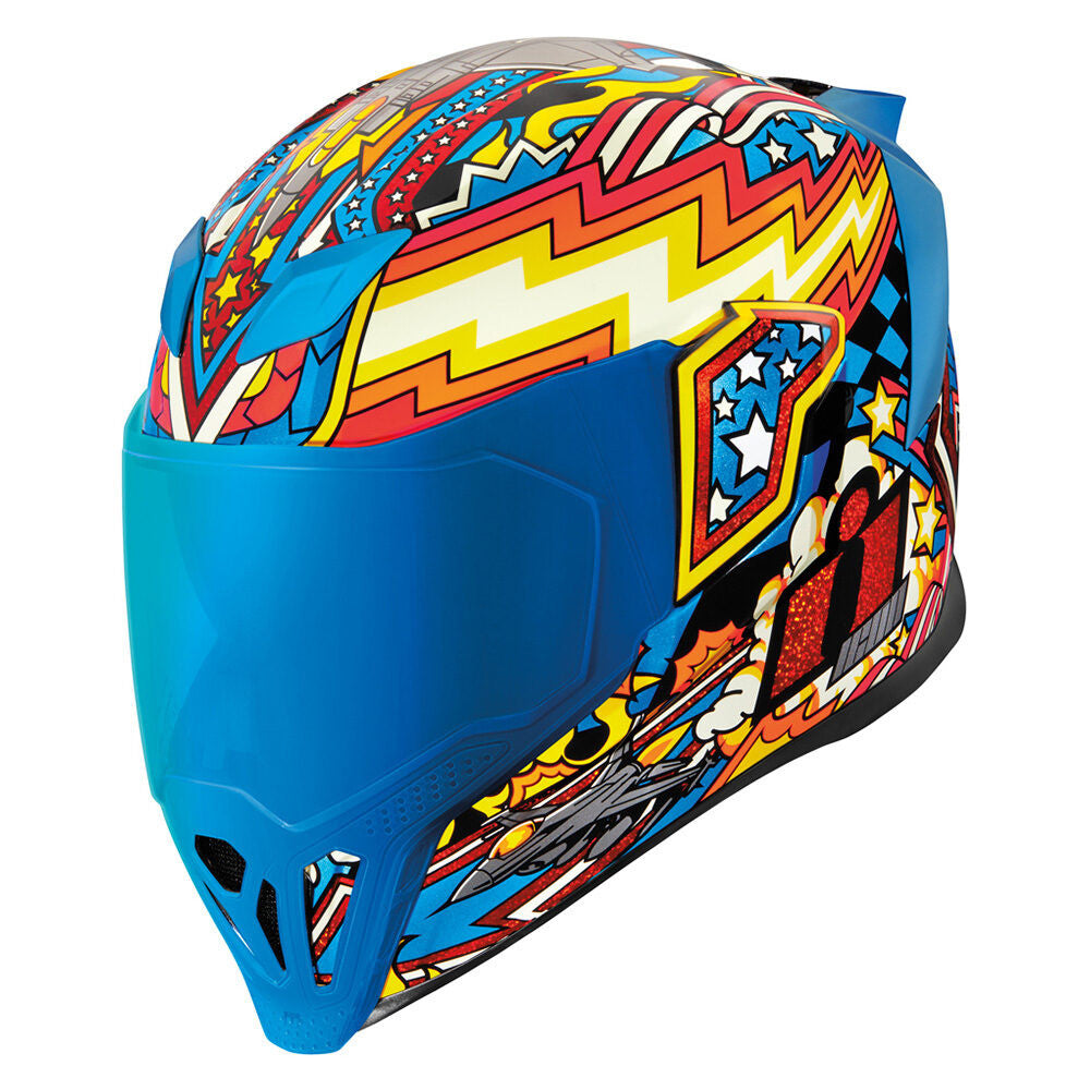 Icon Airflite Full Face Helmet Flyboy Blue