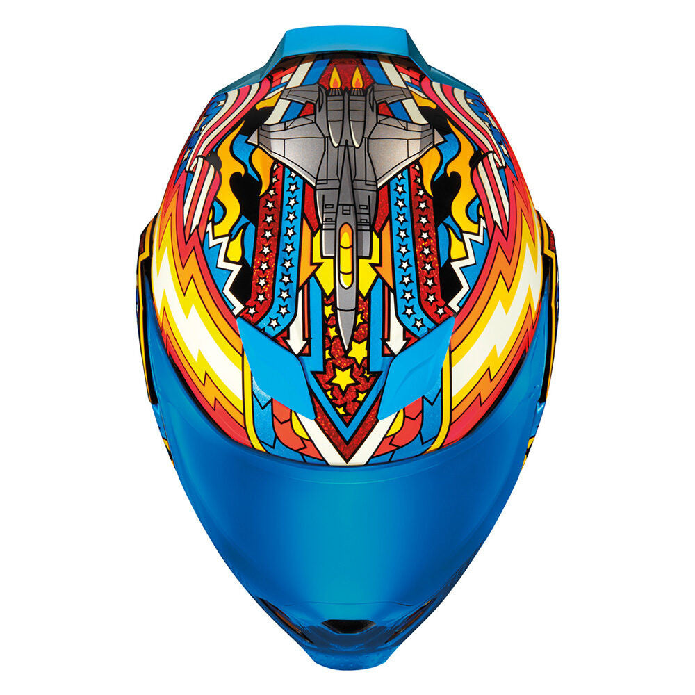 Icon Airflite Full Face Helmet Flyboy Blue