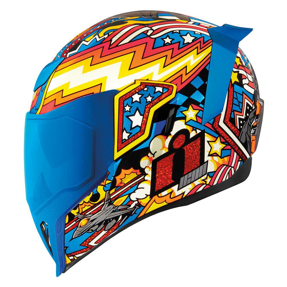 Icon Airflite Full Face Helmet Flyboy Blue