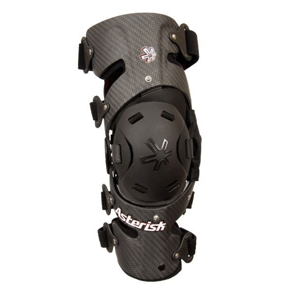 Asterisk Carbon Cell Pro Knee Braces Pair