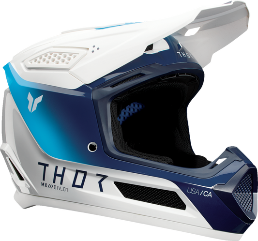 Thor 2025 Fleet Helmet Storm White/Navy
