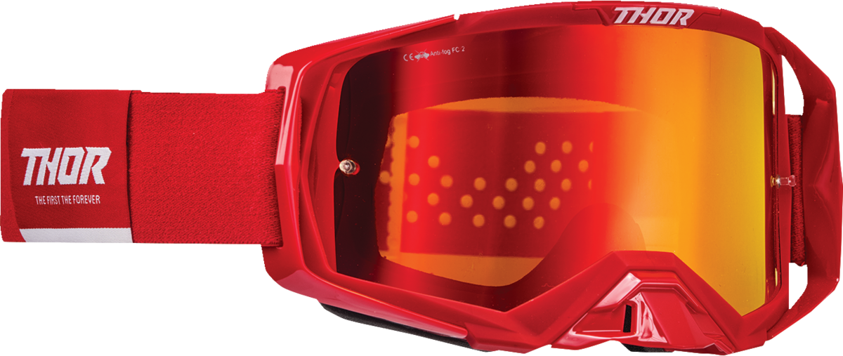 Thor Activate Goggle Red/White Iridium Mirror Lens