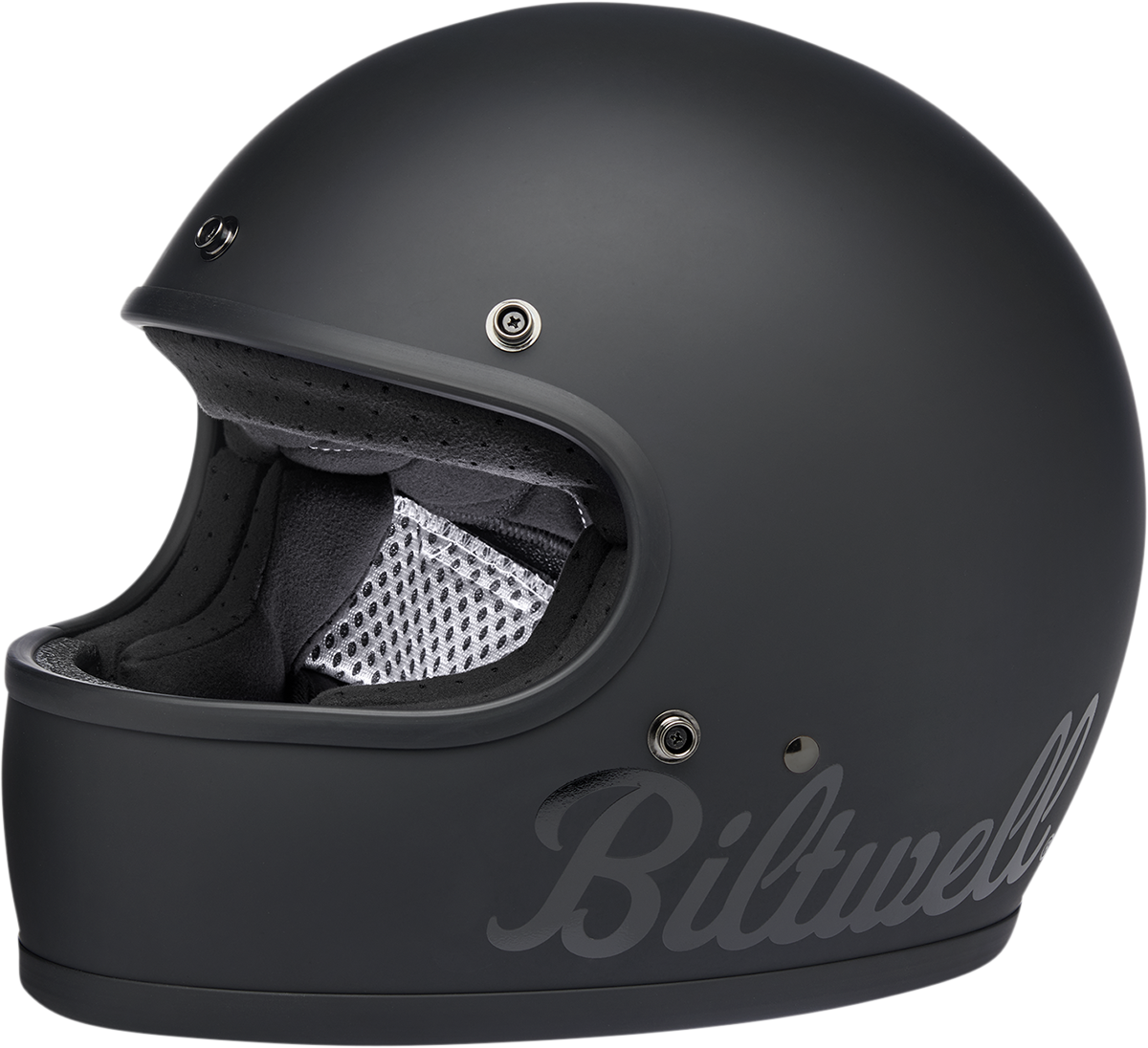 Biltwell Gringo Full Face Helmet Flat Black Factory