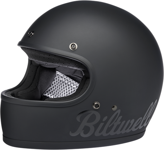 Biltwell Gringo Full Face Helmet Flat Black Factory