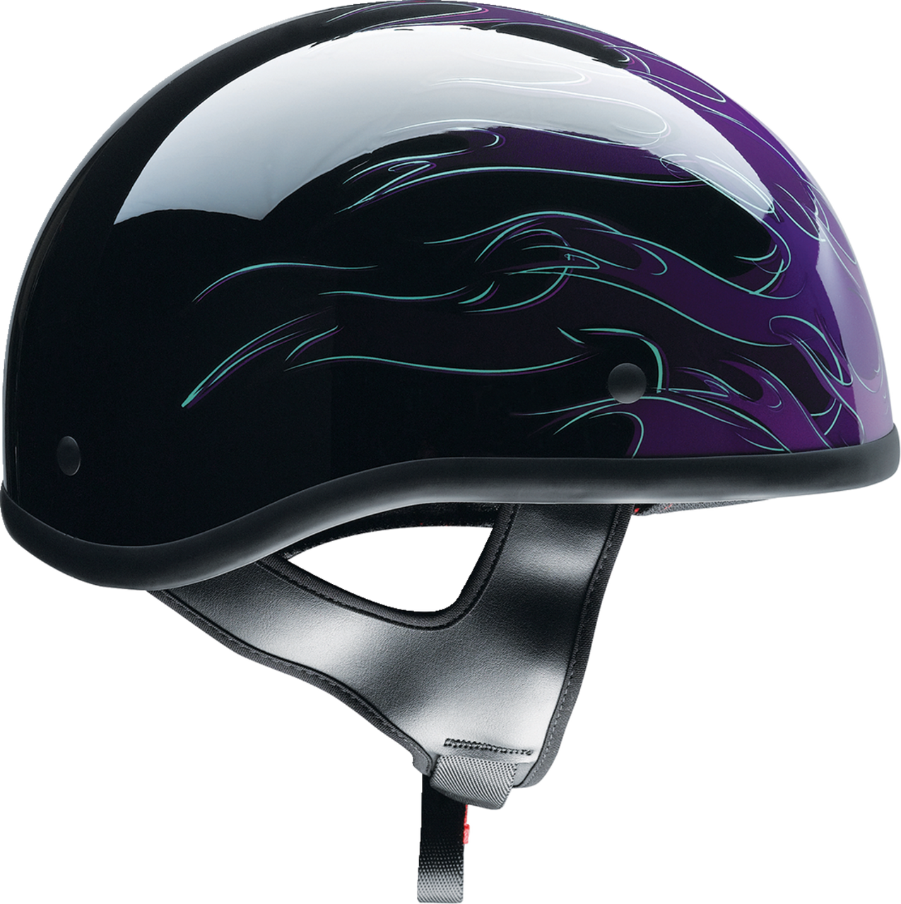 Z1R CC Beanie Hellfire Half Helmet Purple