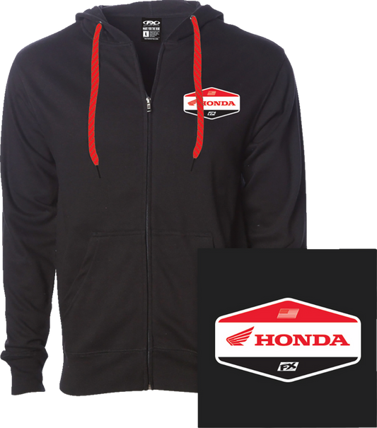 Factory Effex Honda Stadium Zip-Up Hoodie Black