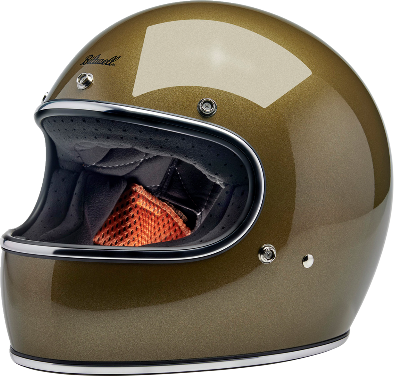 Biltwell Gringo Full Face Helmet Ugly Gold