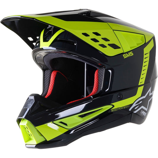 Alpinestars SM5 Beam Offroad Helmet Black/Gray/Yellow