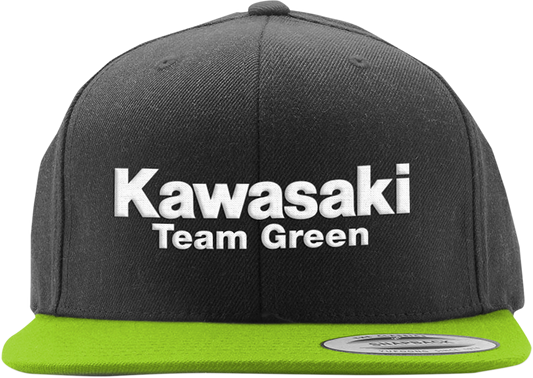 Factory Effex Kawasaki Team Green Snapback Youth Hat Black-Green