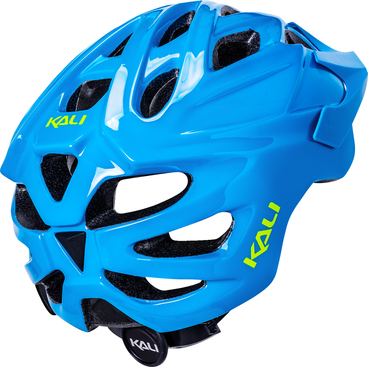 Kali Youth Chakra Solid Bicycle Helmet Gloss Blue