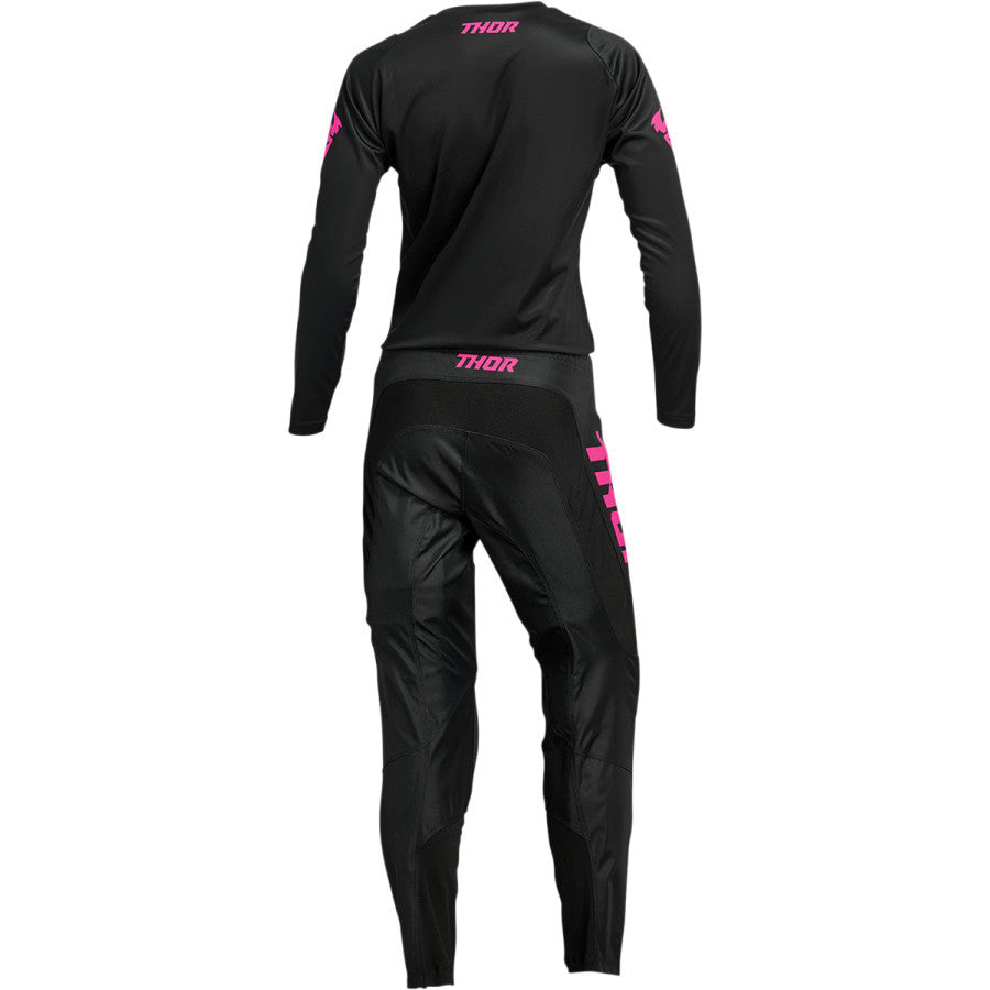 Thor 2024 Womens Sector Minimal Jersey Pant Combo Black/Pink
