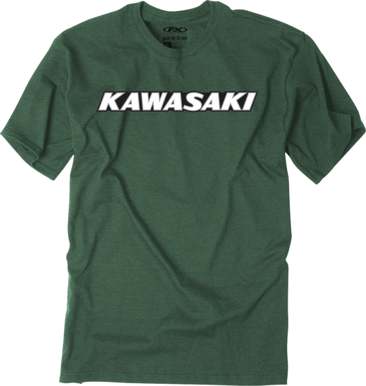 Factory Effex Kawasaki Vintage T-Shirt Forest Green
