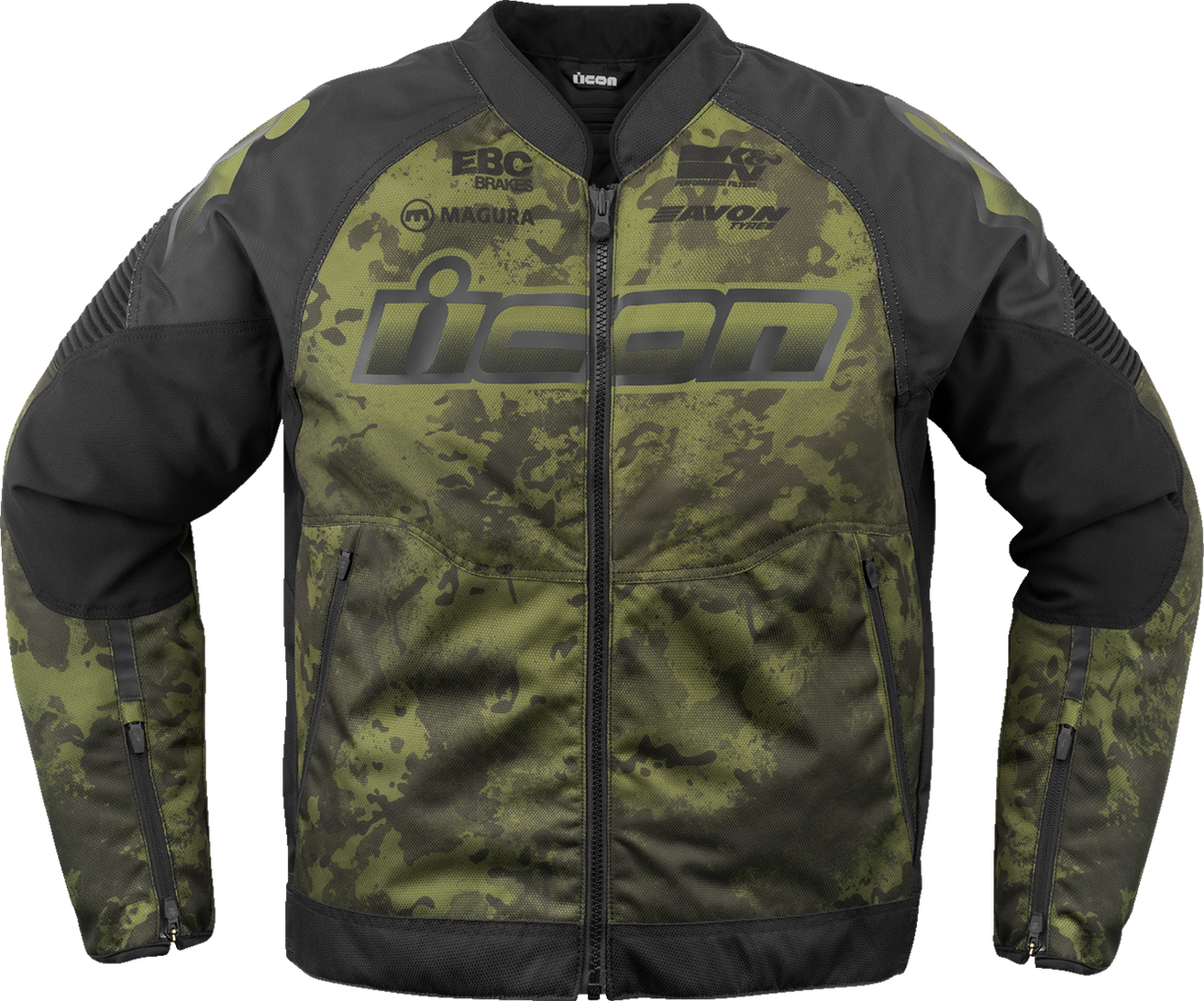 ICON Overlord3 CE Magnacross Jacket Green