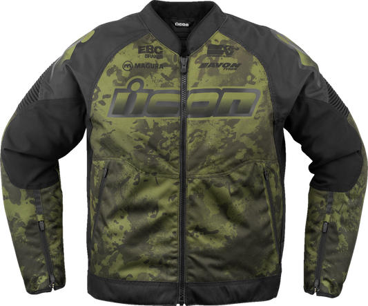 ICON Overlord3 CE Magnacross Jacket Green