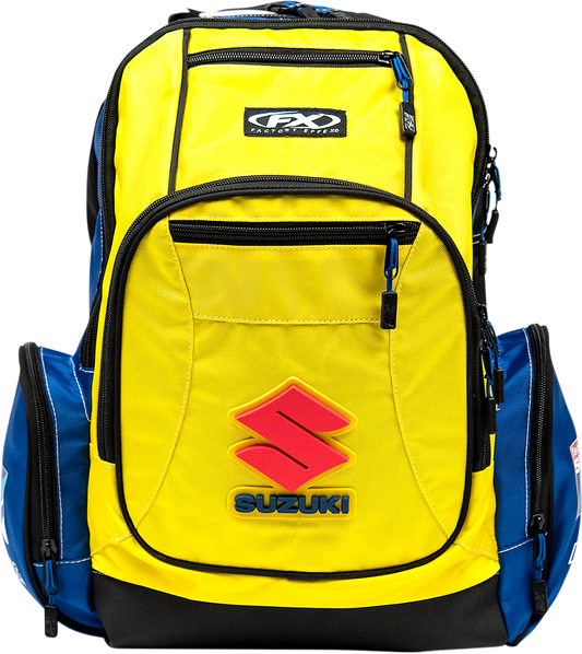 Factory Effex Suzuki Premium Backpack Yellow