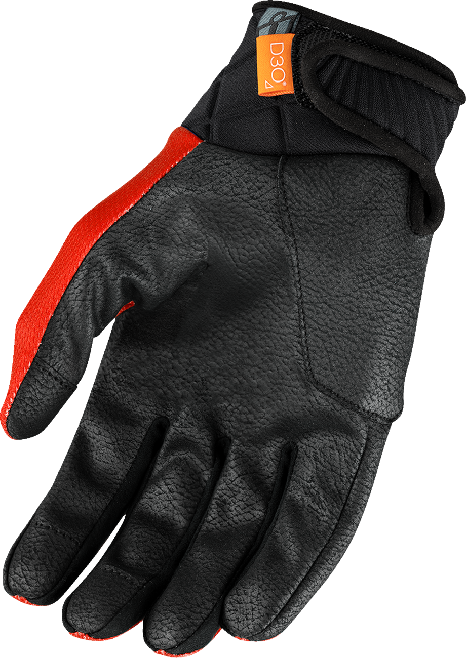 ICON Anthem 3 Gloves Red