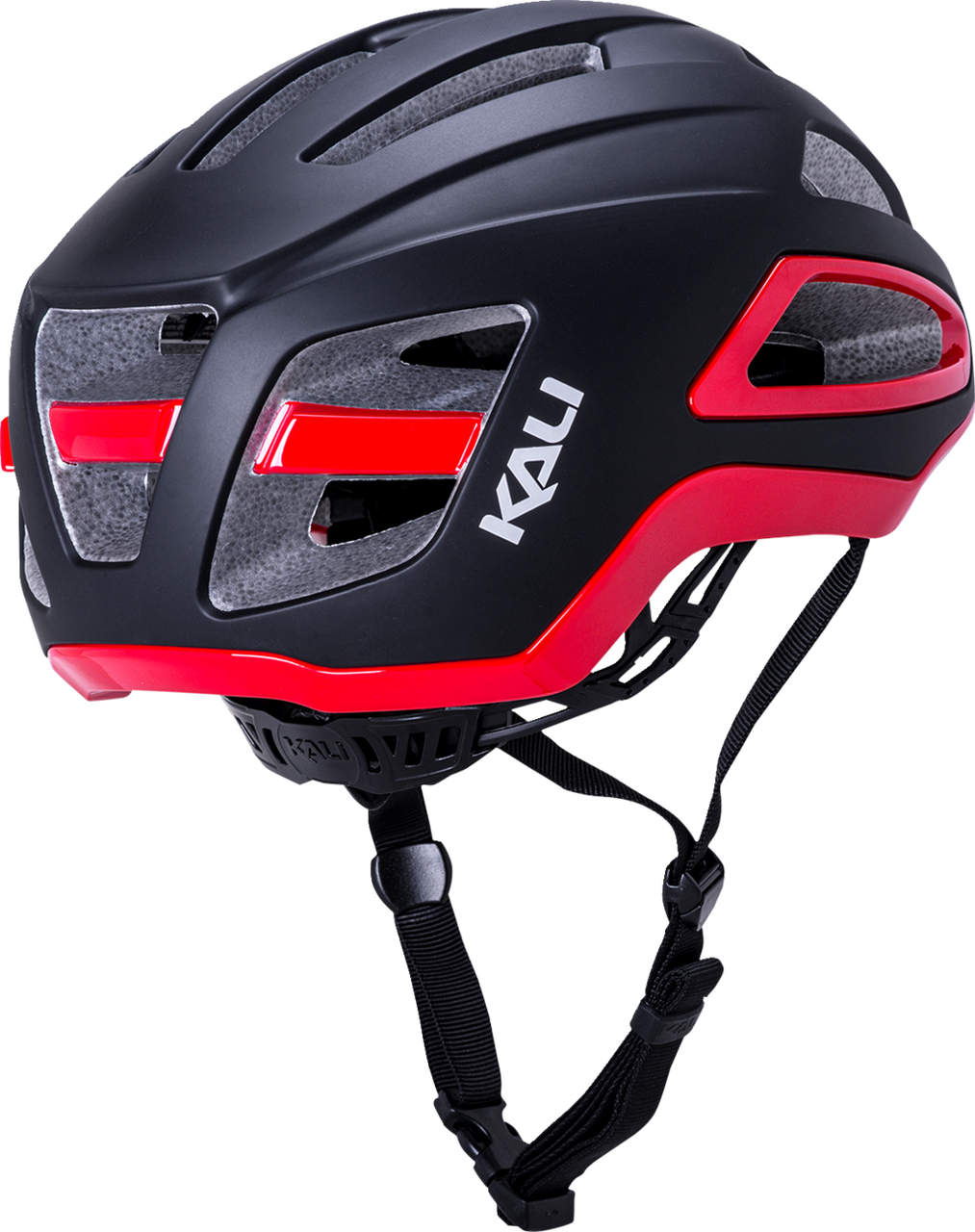 Kali Uno Solid Bicycle Helmet Matte Black/Red