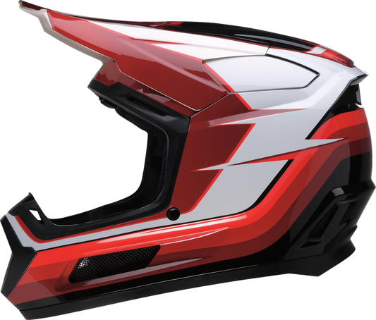 Z1R Youth Dirt Maxx Offroad Helmet Vortex Red/White