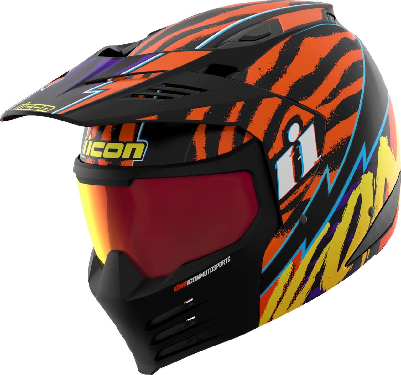 Icon Elsinore Helmet Rad Dawn Orange