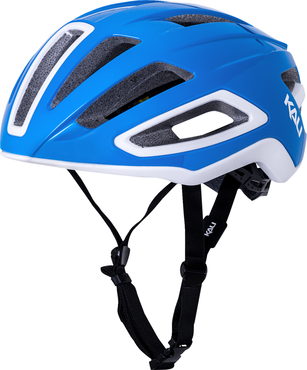 Kali Uno Solid Bicycle Helmet Gloss Blue/White