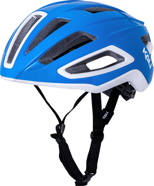 Kali Uno Solid Bicycle Helmet Gloss Blue/White