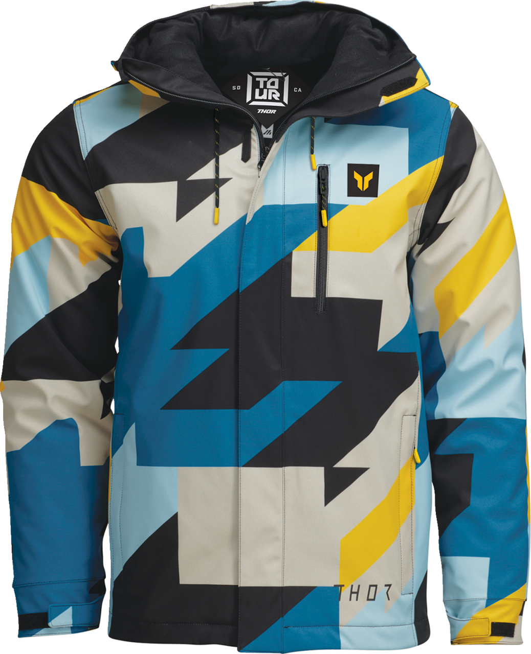 Thor Brave Heavyweight Tour Jacket Blue/Yellow