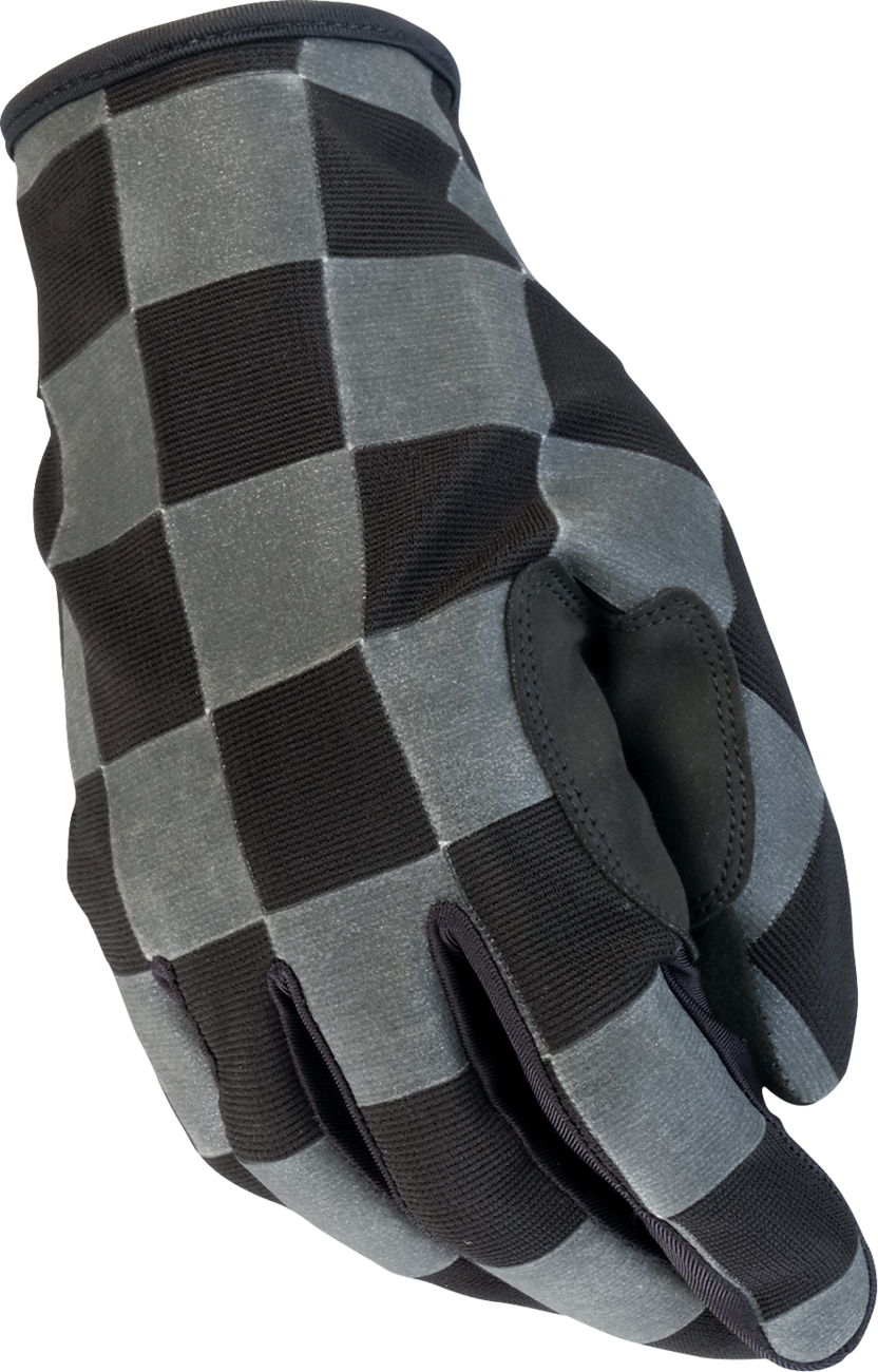 Z1R Reflective Checker Gloves Black