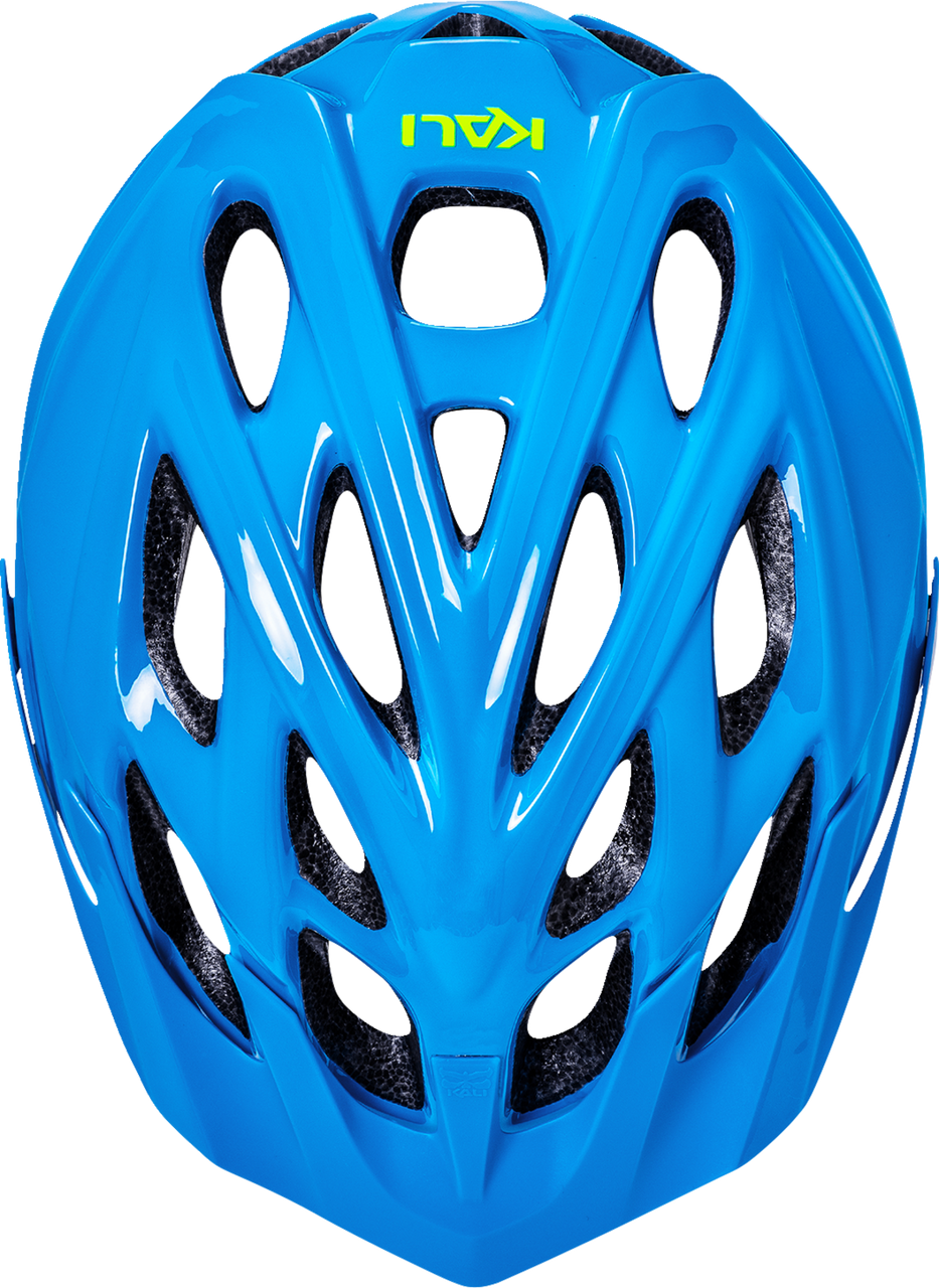 Kali Youth Chakra Solid Bicycle Helmet Gloss Blue