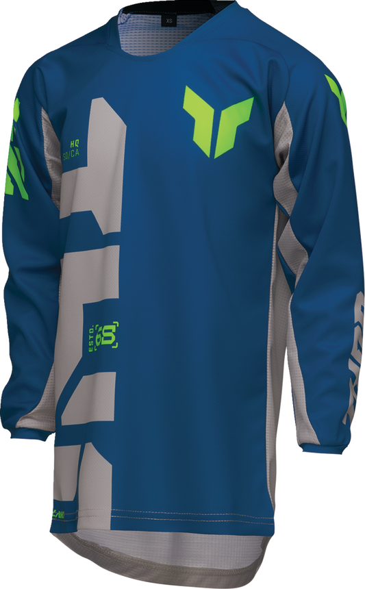 Thor 2025 Youth LAUNCHMODE Forge Jersey Blue