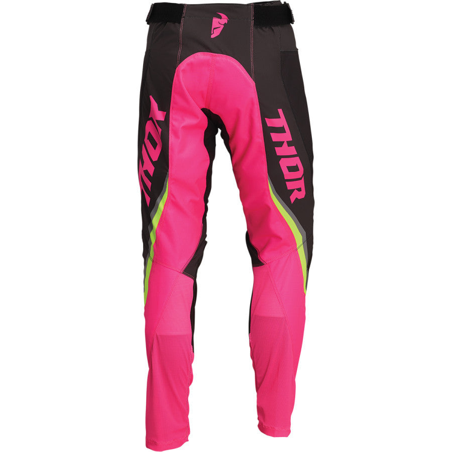 Thor 2023 Womens Pulse Rev Pant - Charcoal/Pink