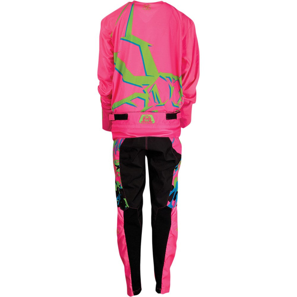 Moose Racing 2022 Youth Agroid Jersey Pant Combo Pink