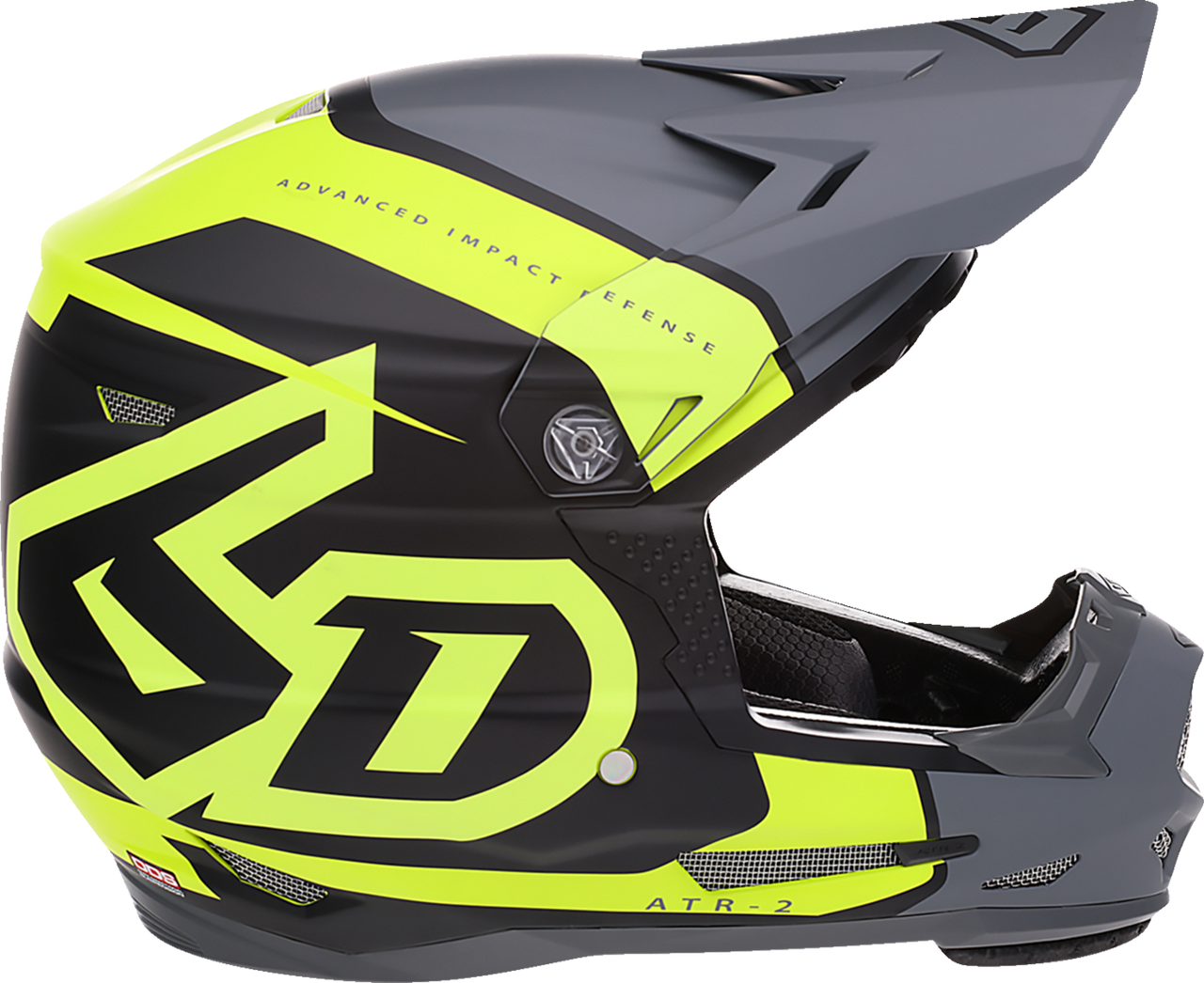 6D Helmets Youth ATR-2Y Offroad Helmet - Torque - Neon Yellow